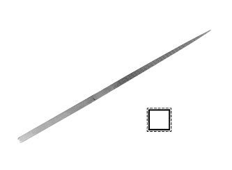 картинка Надфиль алмазный квадратный 160мм АС 6 80/63 от компании Иж-тул