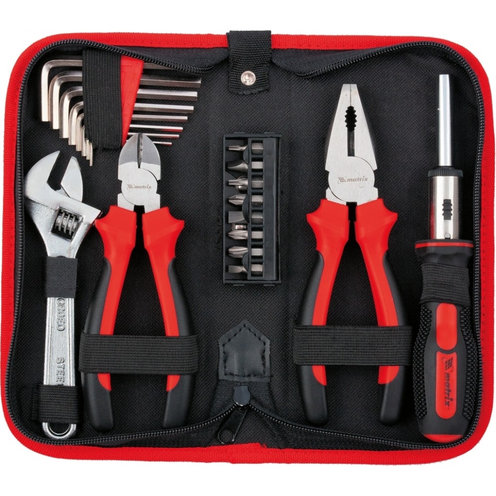 картинка Набор слесарно-монтажный, 22 пред. Matrix /13561/ от компании Иж-тул