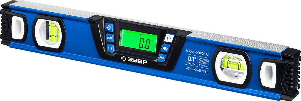 картинка Уровень-уклономер электронный 400мм, 0-90°, ±0,2° ЗУБР /34286/ от компании Иж-тул