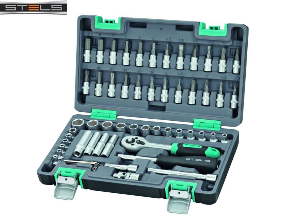 картинка Набор инструмента  STELS 1/4" 57 пр. /14101/ от компании Иж-тул