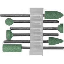 картинка Набор шарошек силиконово-карбидных, мини, по камню (6шт) большие Fit /36925/ от компании Иж-тул