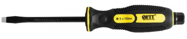 картинка Отвертка шлицевая FIT SL 8х150мм ударная /55638/ от компании Иж-тул