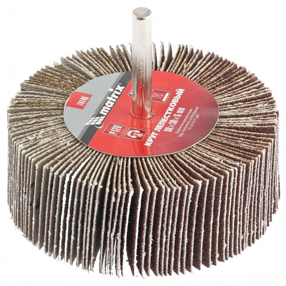 картинка Круг лепестковый ф 80х40х6 Р60 Matrix /74152/ от компании Иж-тул