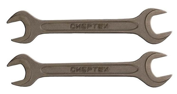 картинка Ключ гаечный двухсторонний КГД  14х17 фосфатир. СИБРТЕХ /14327/ от компании Иж-тул