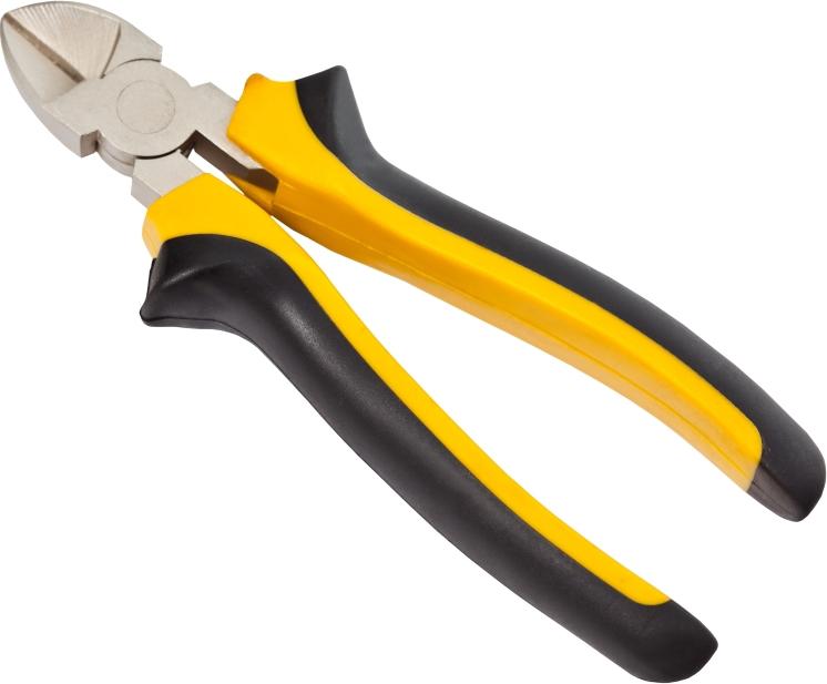 картинка Кусачки боковые 180 мм 2-х цветные БМ /22213/ от компании Иж-тул
