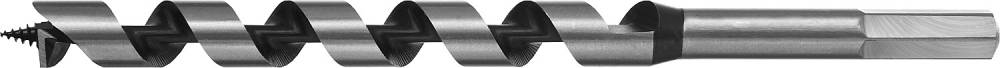картинка Сверло по дереву , спираль Левиса, шестигранный хвостовик, 16х235мм Зубр /2948-235-16/ от компании Иж-тул