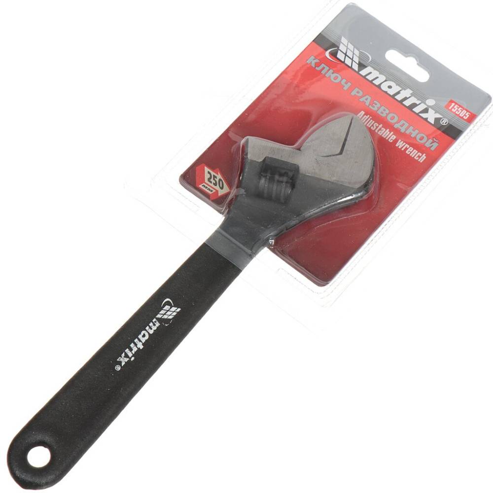 картинка Ключ разводной Cr-V 250мм "MATRIX" /15505/ * (-3) от компании Иж-тул