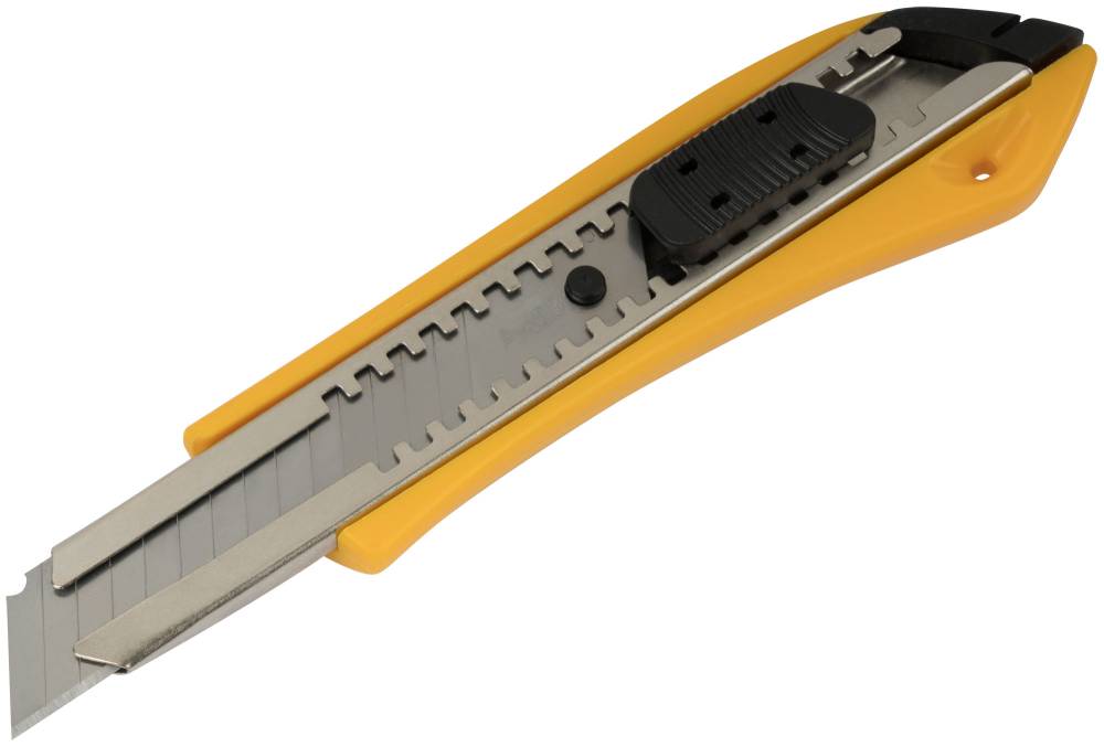 картинка Нож 18мм пластиковый, метал.направл. FIT /10225/ от компании Иж-тул