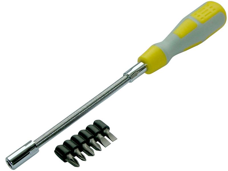 картинка Отвертка гибкая с 6 CrV битами Fit /56330/ от компании Иж-тул