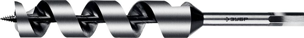 картинка Сверло по дереву , спираль Левиса, шестигранный хвостовик, 25х235мм Зубр /2948-235-25/ от компании Иж-тул