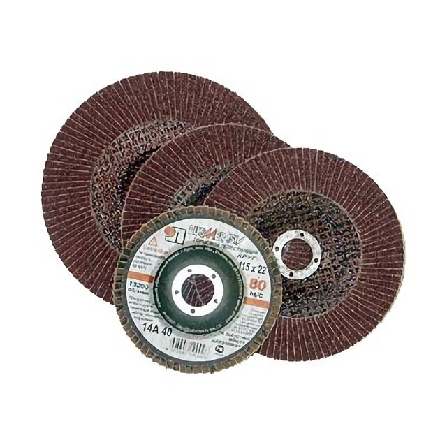 картинка Круг лепестковый торцевой ф 125 х 22 А60 Луга (ЦИРКОН.) * (+7) от компании Иж-тул