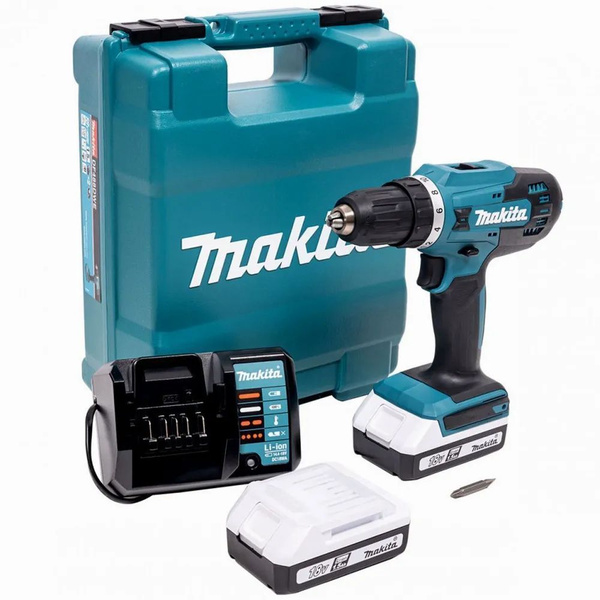 картинка Акк. дрель-шуруповерт MAKITA DF488D002 (18В, 2*1,5Ач, з/у, 42/24 Нм) от компании Иж-тул