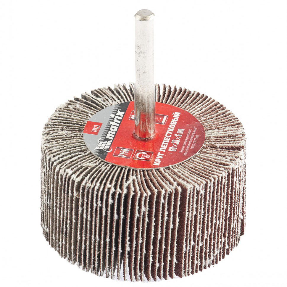 картинка Круг лепестковый ф 60х30х6 Р100 Matrix /74125/ от компании Иж-тул