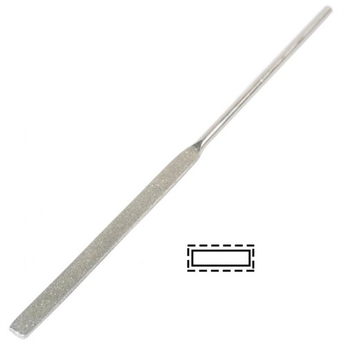 картинка Надфиль алмазный плоский тупоносый АНПТ-160 от компании Иж-тул