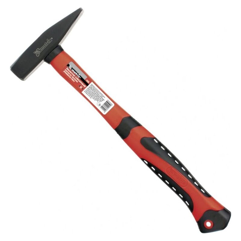 картинка Молоток 400гр квадратный боек, фиберглассовая ручка Matrix /10322/ от компании Иж-тул