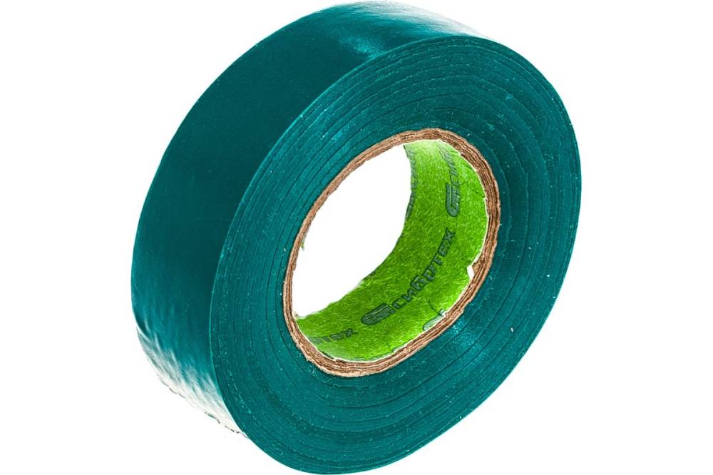 картинка Изолента ПВХ 19ммх20м, 130мкм, зеленая СИБРТЕХ /88797/ от компании Иж-тул