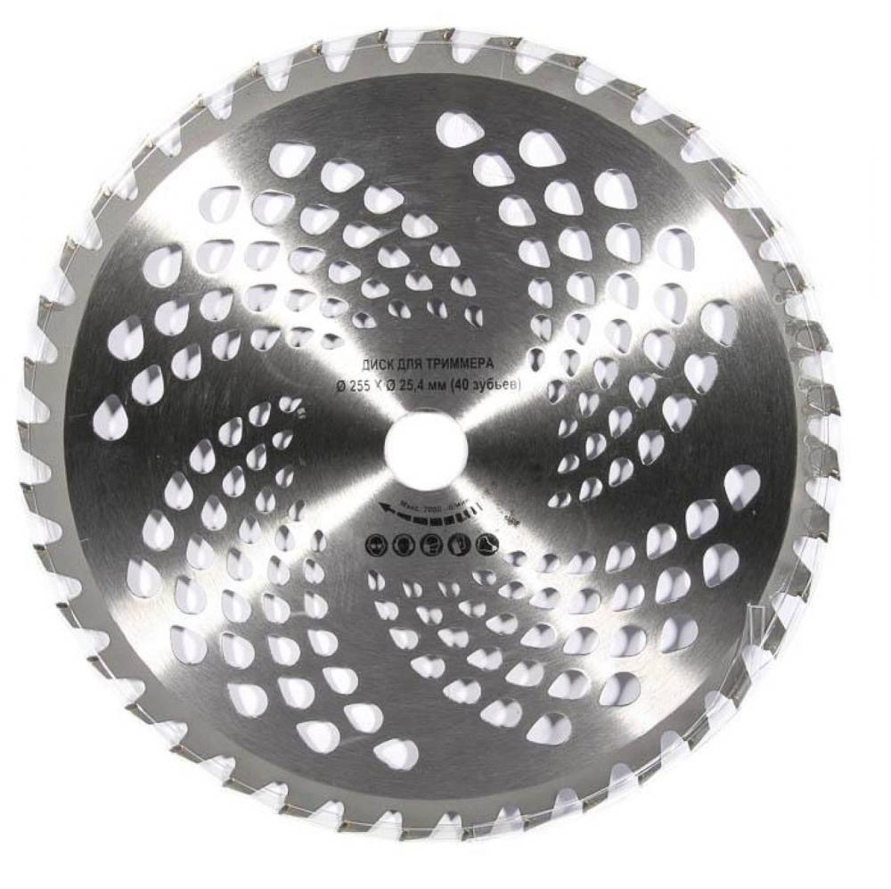 картинка Диск для кустореза 255х25,4 40 зубьев с тв.спл. напайками 3-ON /15-01-215/ от компании Иж-тул