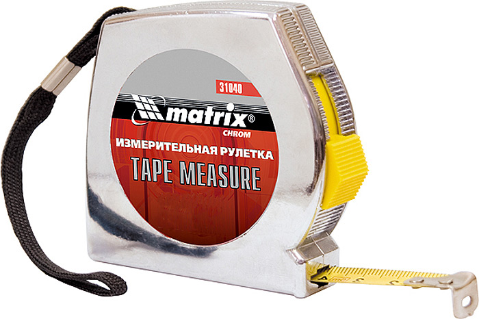 картинка Рулетка  5м/13мм Matrix Chrom /31040/ от компании Иж-тул