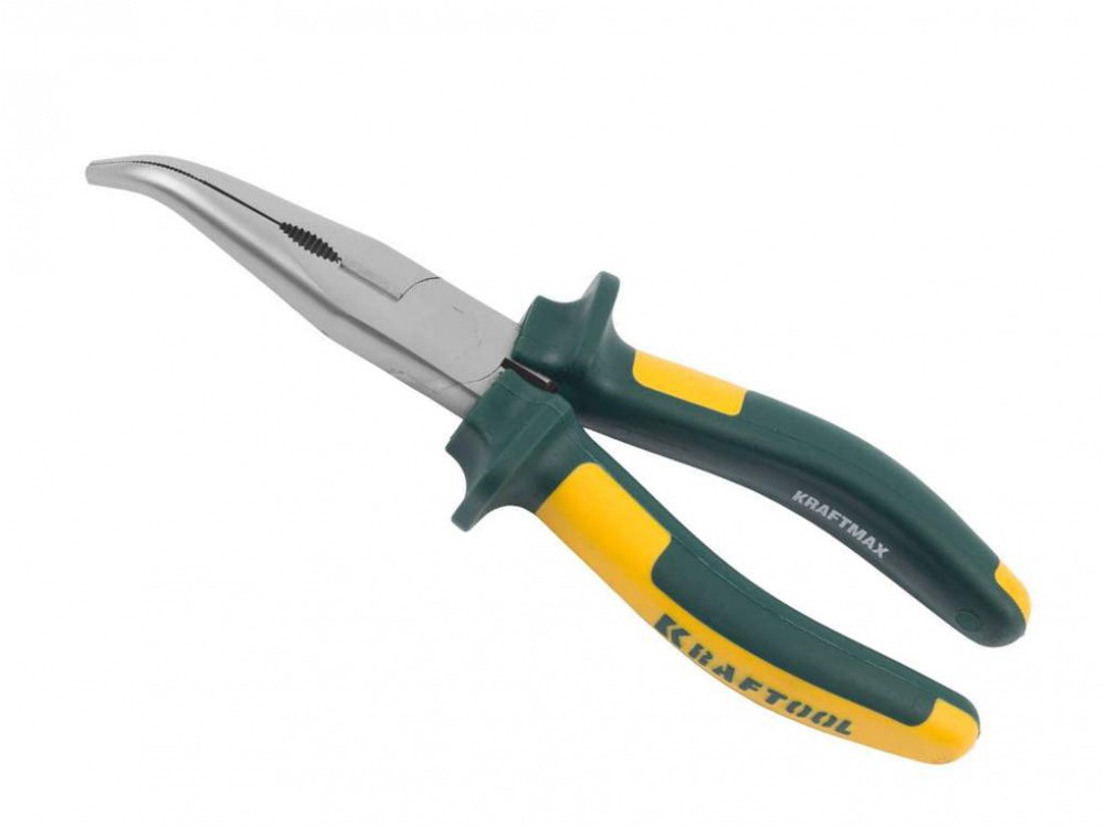 картинка Тонкогубцы 200мм изогнутые, Cr-Mo, Kraftool /22011-4-20/ от компании Иж-тул