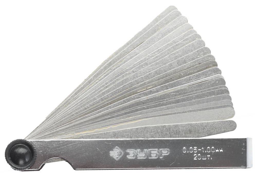 картинка Набор щупов 0,05...1,0мм (20пластин) Зубр /4325-H20_z01/ от компании Иж-тул